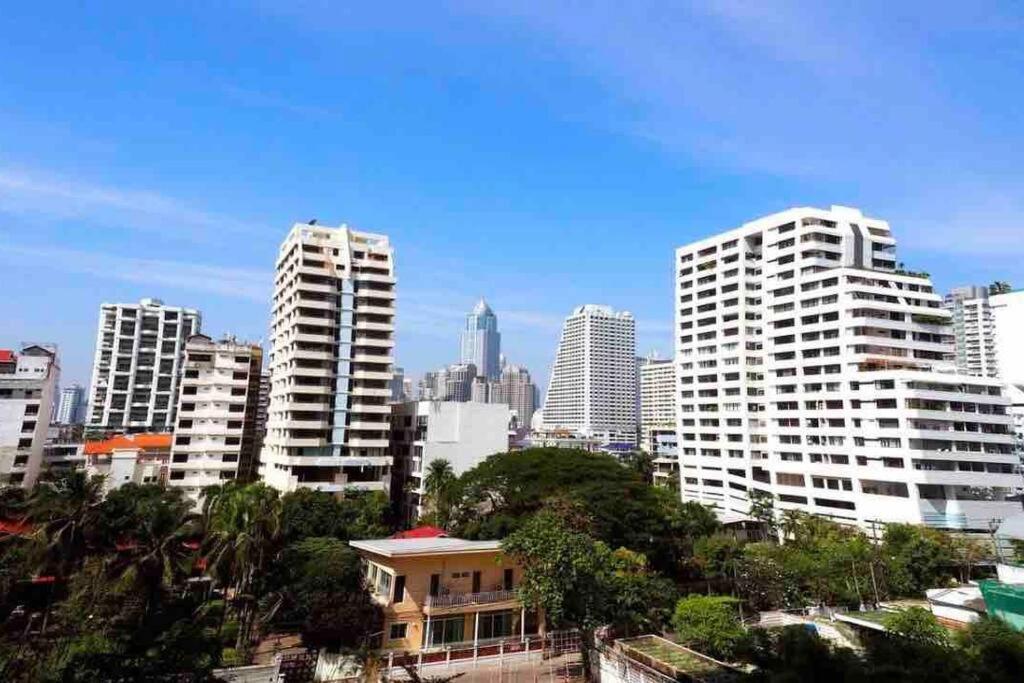 Stylish 1 Bedroom, Nice Pool,Bts Asok, Sukhumvit Bangkok Exterior foto