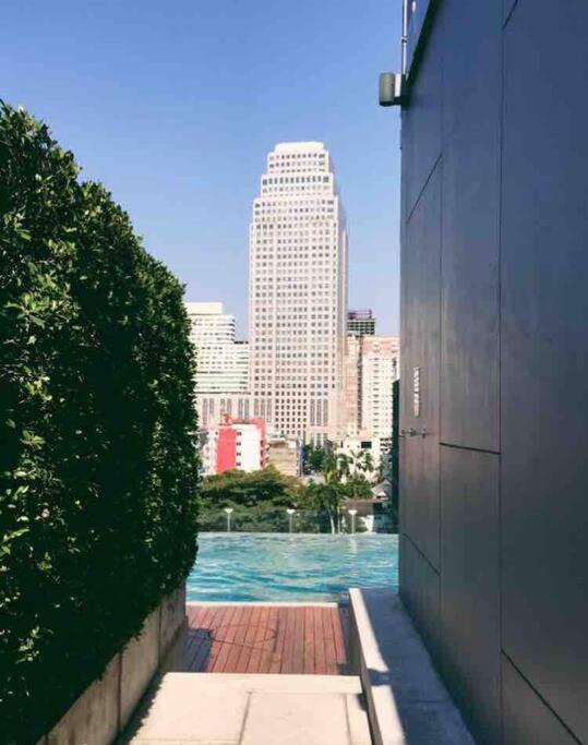 Stylish 1 Bedroom, Nice Pool,Bts Asok, Sukhumvit Bangkok Exterior foto