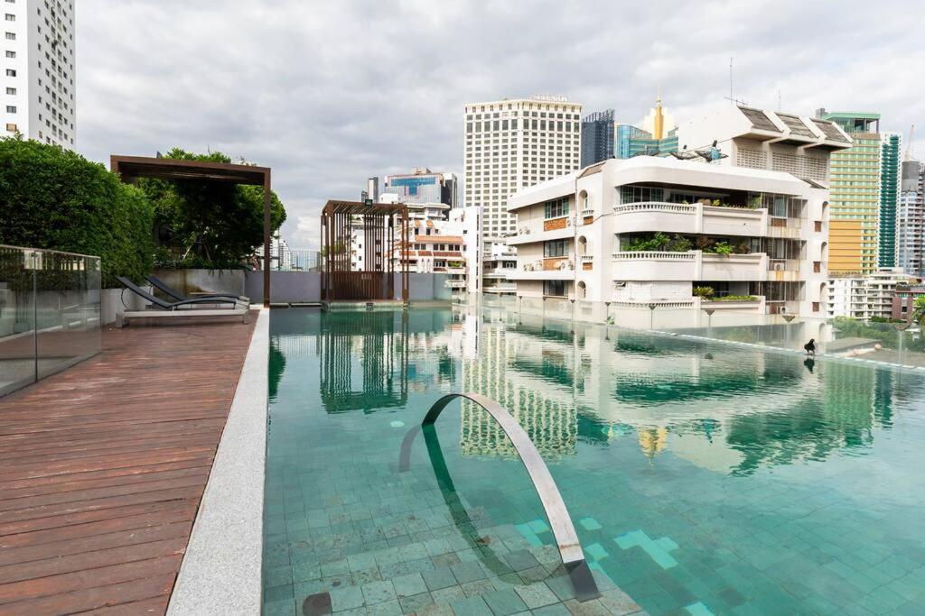 Stylish 1 Bedroom, Nice Pool,Bts Asok, Sukhumvit Bangkok Exterior foto